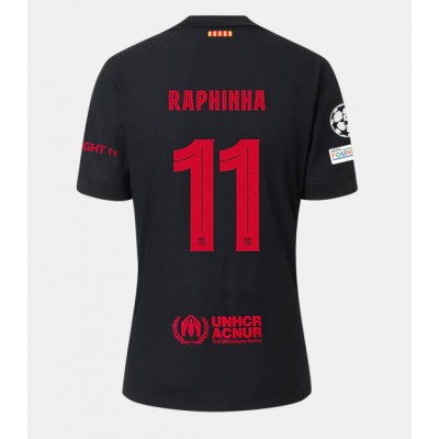 Fotbalové Dres Barcelona Raphinha Belloli #11 Venkovní 2024-25 Krátký Rukáv Fotbalové Dres Barcelona Raphinha Belloli #11 Venkovní 2024-25 Krátký Rukáv